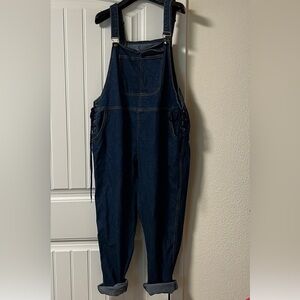 Maternity Overalls blue EUC